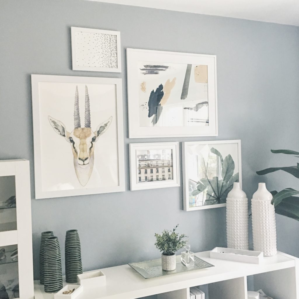 designing a gallery wall with Minted