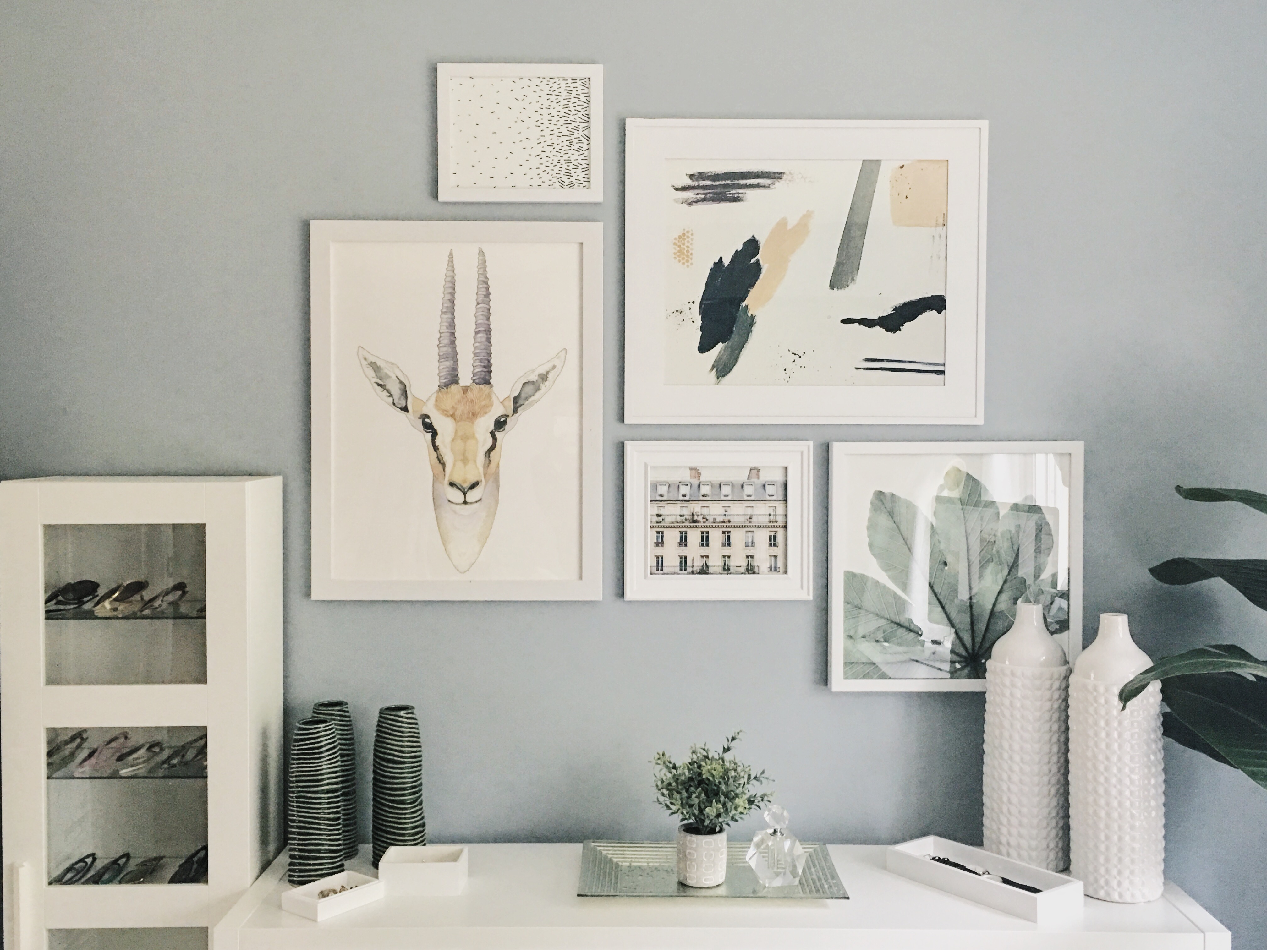 designing a gallery wall with Minted