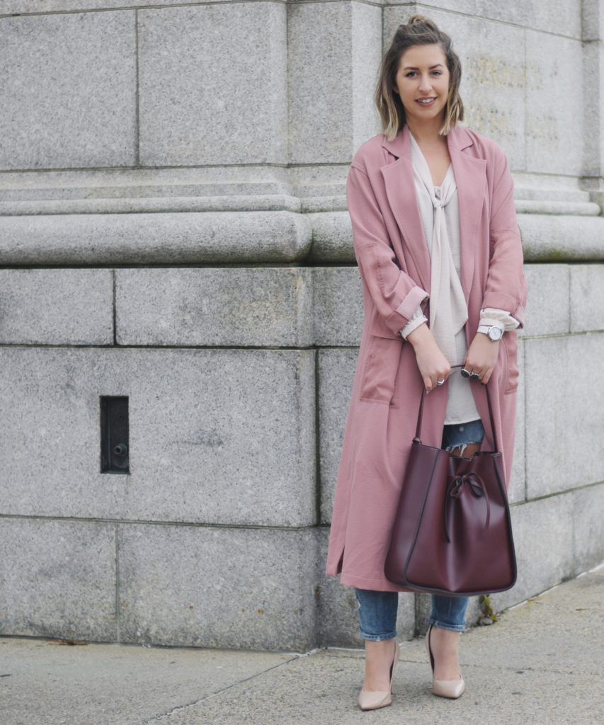how to transition a duster coat into winter