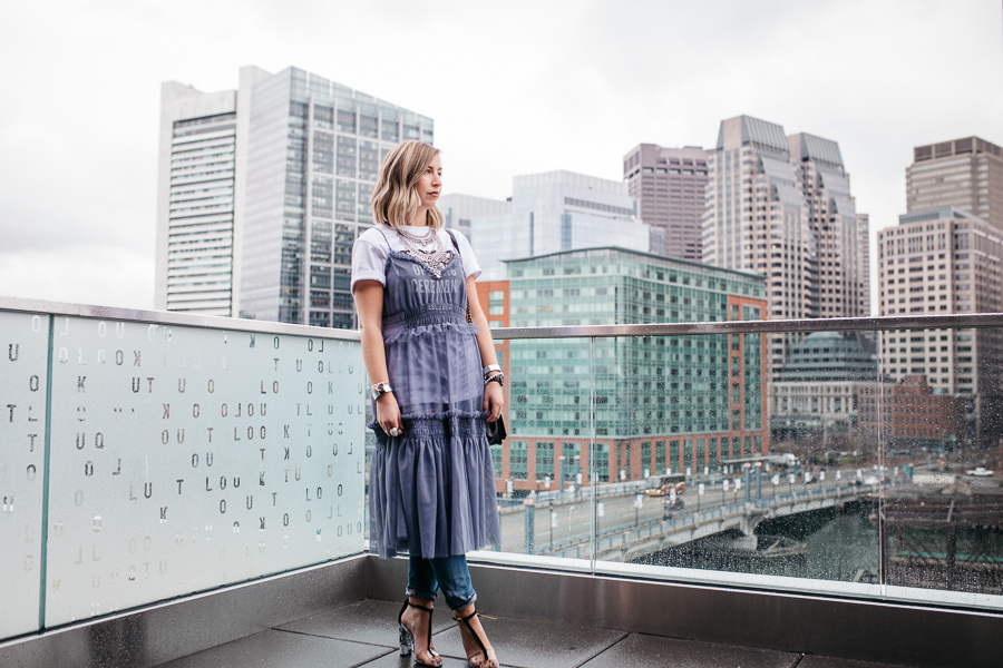 how to layer a sheer dress by Proverbial Hearts