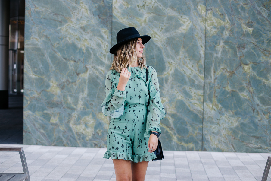 proverbial hearts wearing asos backless romper