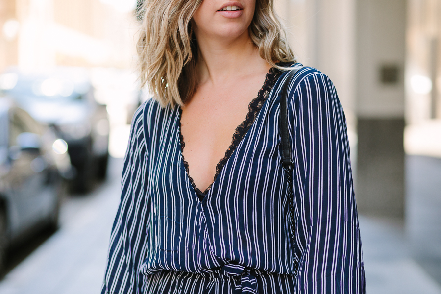 Proverbial Hearts, NYC Blogger, Blue Stripe Romper, date outfit, what to wear on a date, dating stories, bumble date, hinge date, dating in the city, what to wear on a first date, summer date inspiration