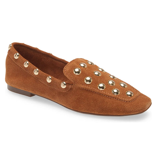 SCHUTZ LOAFERS, SUEDE LOAFERS UNDER $100, BROWN SUEDE LOAFERS, DESIGNER LOAFERS FOR LESS