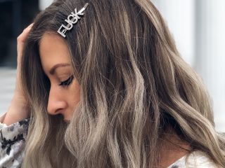 rhinestone embellished hair accessories